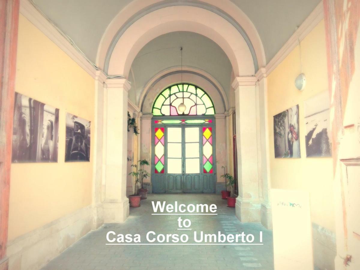 Ferienwohnung Casa Corso Umberto I, Historic Main Street Syrakus Exterior foto